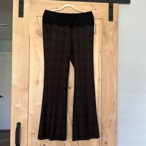 NWT Anthropologie Elevenses The Brighton Pant Loose Leg Trousers Sz 8